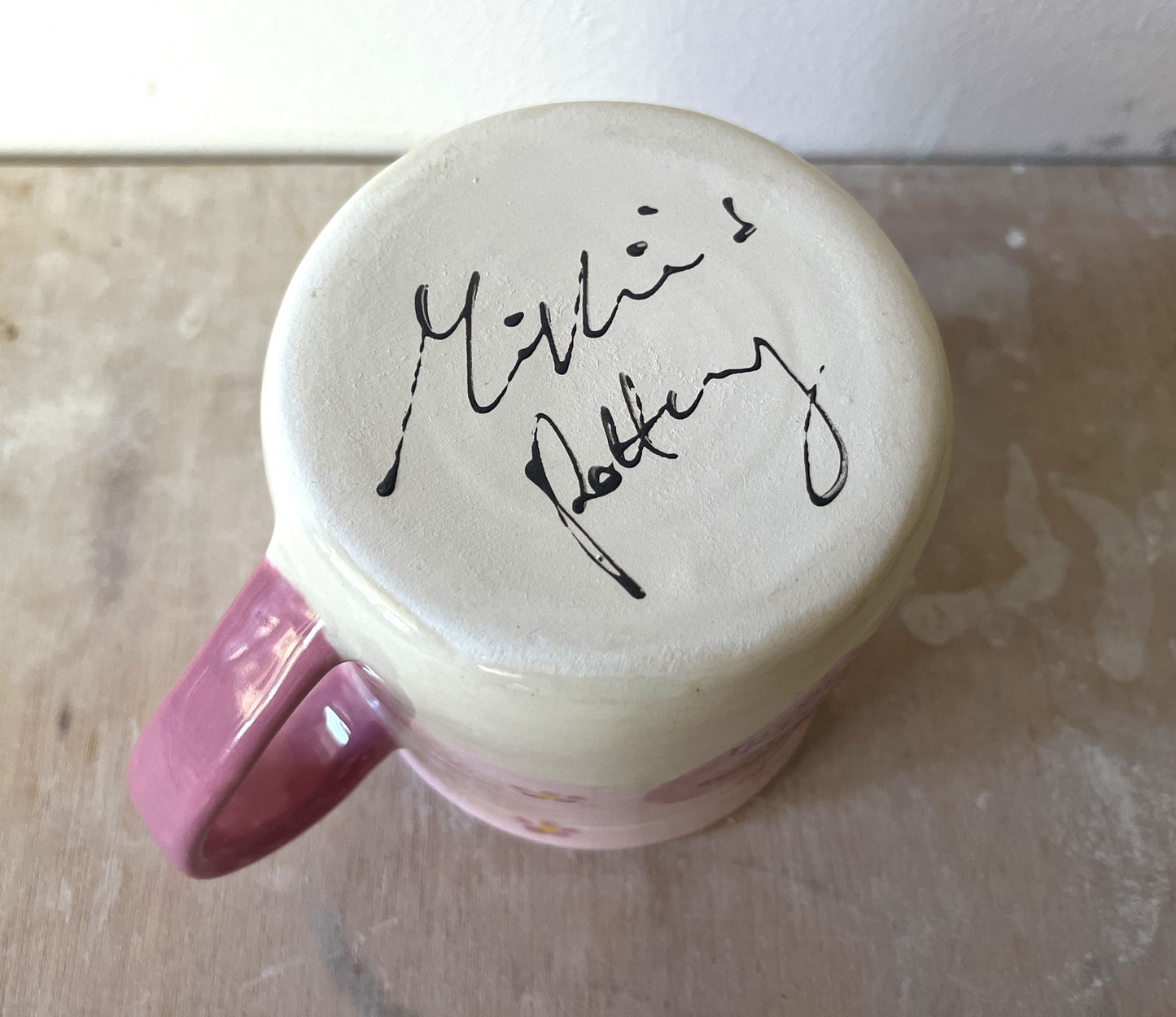 Millie's Pottery The Archer Ghost - You see right through me - peek-a-boo Ghost mug gift set
