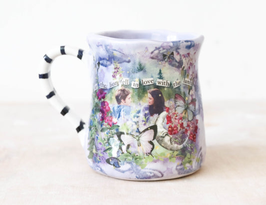 2 Twilight Mugs - Personalised - Made to Order plus Purple is Cool Scroll Mug