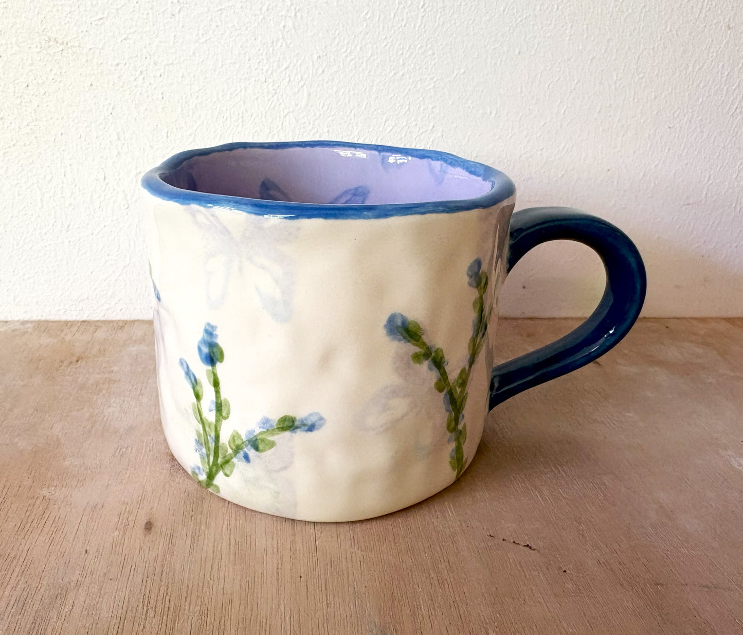 Millie's Pottery Twilight 'Lion and the Lamb' Hand Made Medium Mug and Book Mark Gift Set