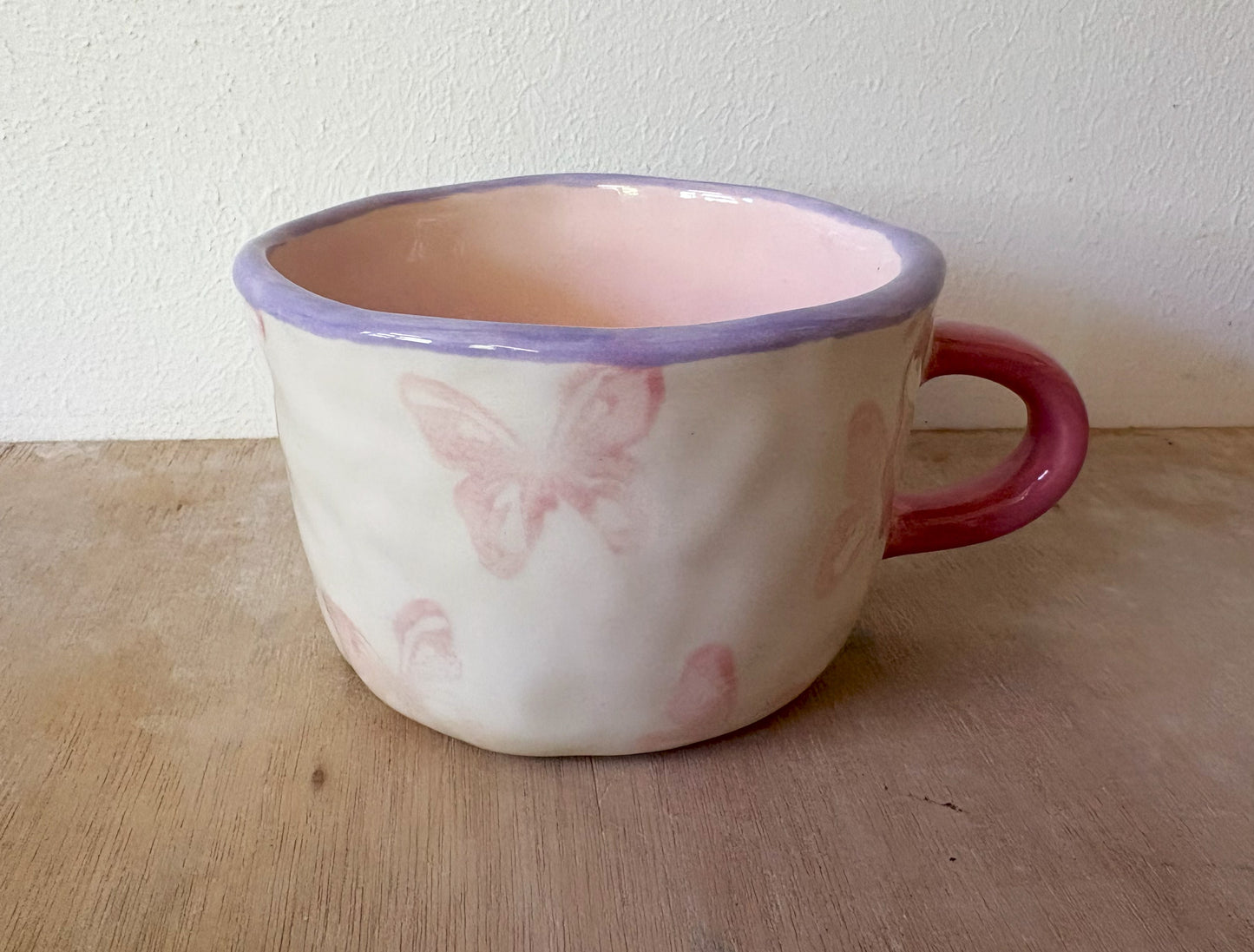Millie's Pottery Pride and Prejudice Pink and Lilac Mug Gift Set