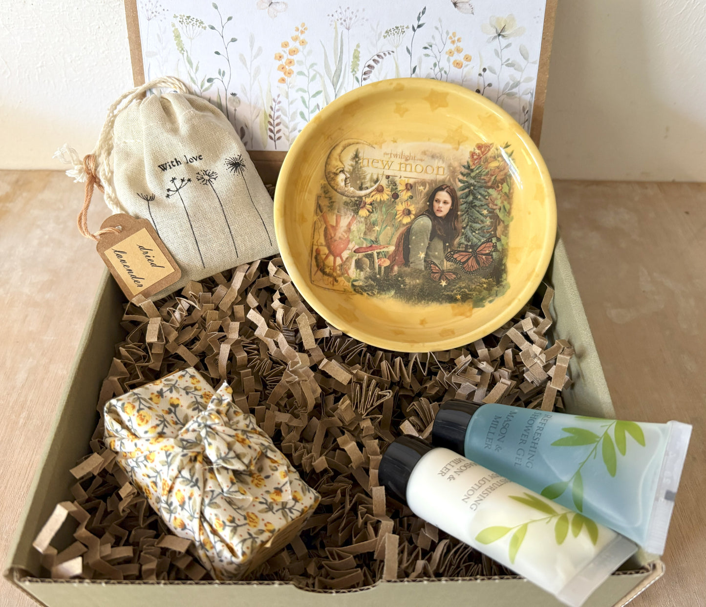 Millie's Pottery Twilight Bella New Moon Trinket Dish Gift Set