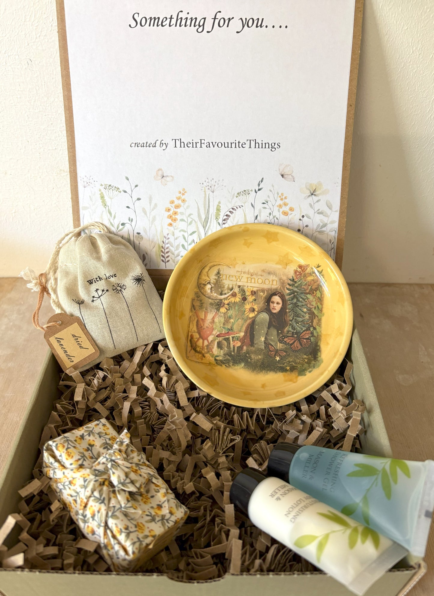 Millie's Pottery Twilight Bella New Moon Trinket Dish Gift Set