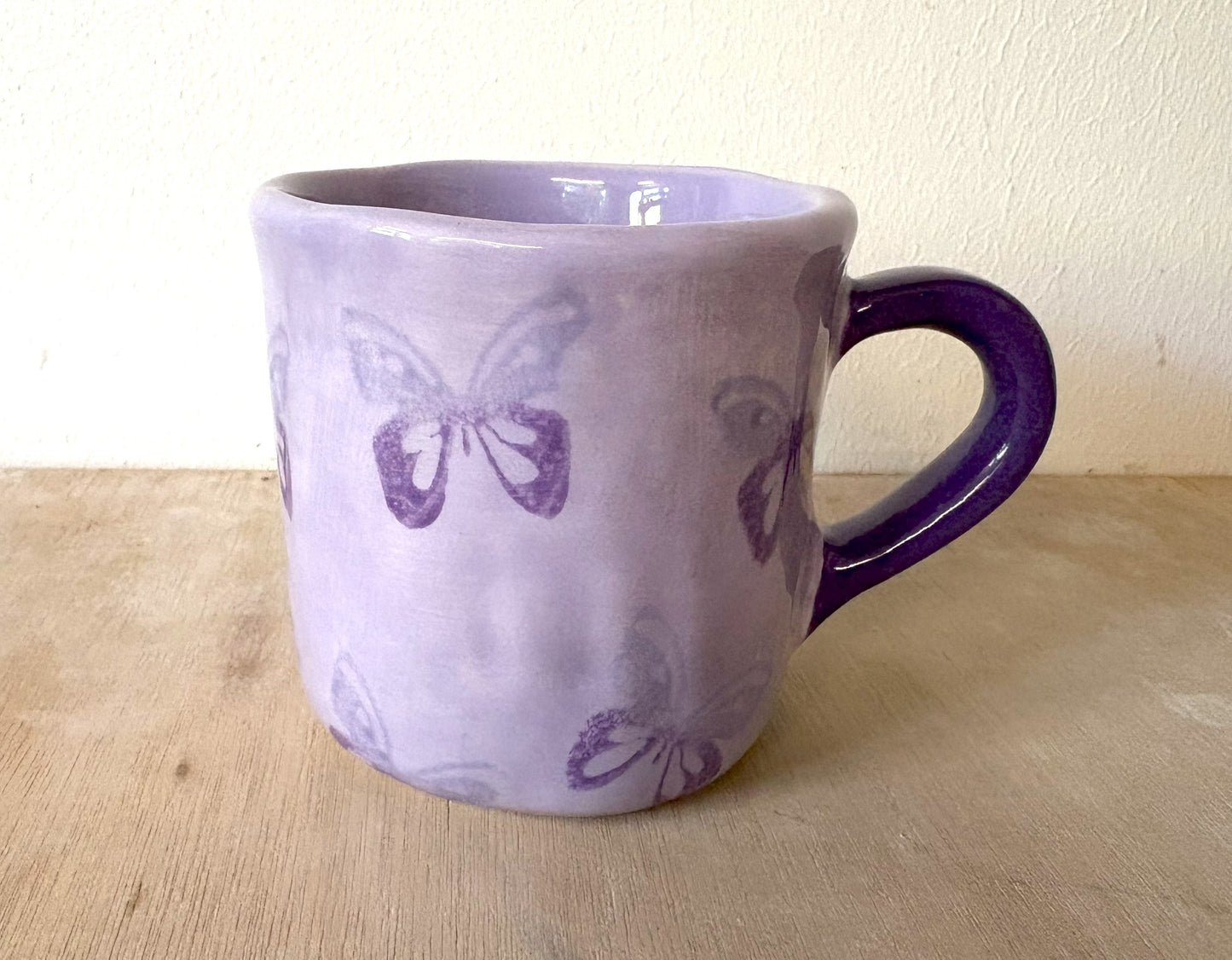 Millie's Pottery Millie's Pottery Charmed Phoebe Small Purple Mug
