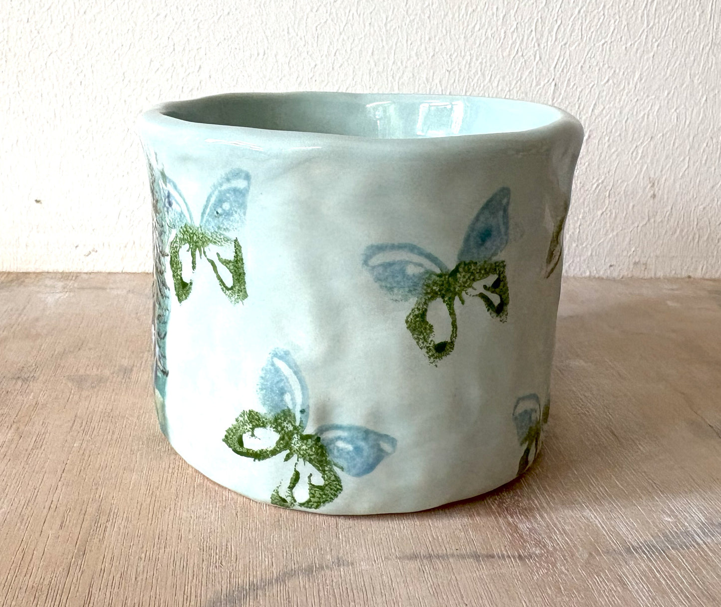 Millie's Pottery Twilight - Hoa Hoa Hand Made Large Round Mug
