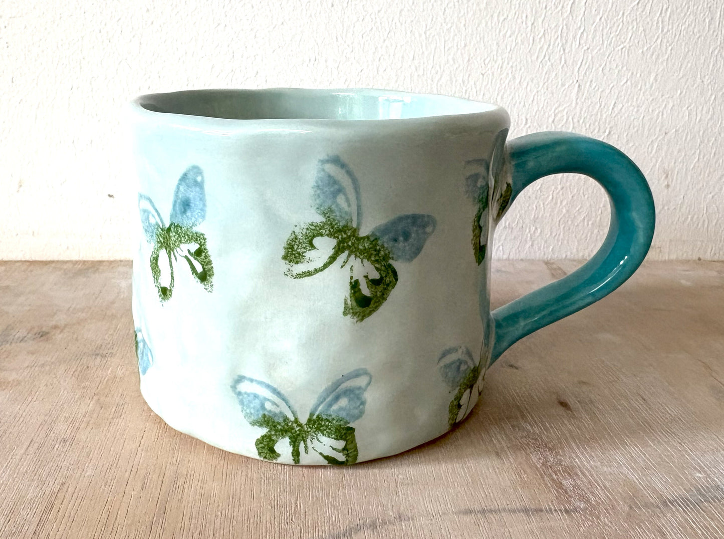 Millie's Pottery Twilight - Hoa Hoa Hand Made Large Round Mug