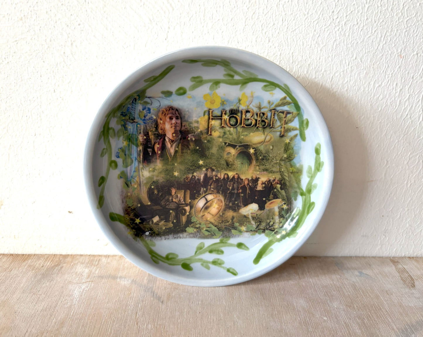 Millie's Pottery The Hobbit Blue Trinket Dish Gift Set