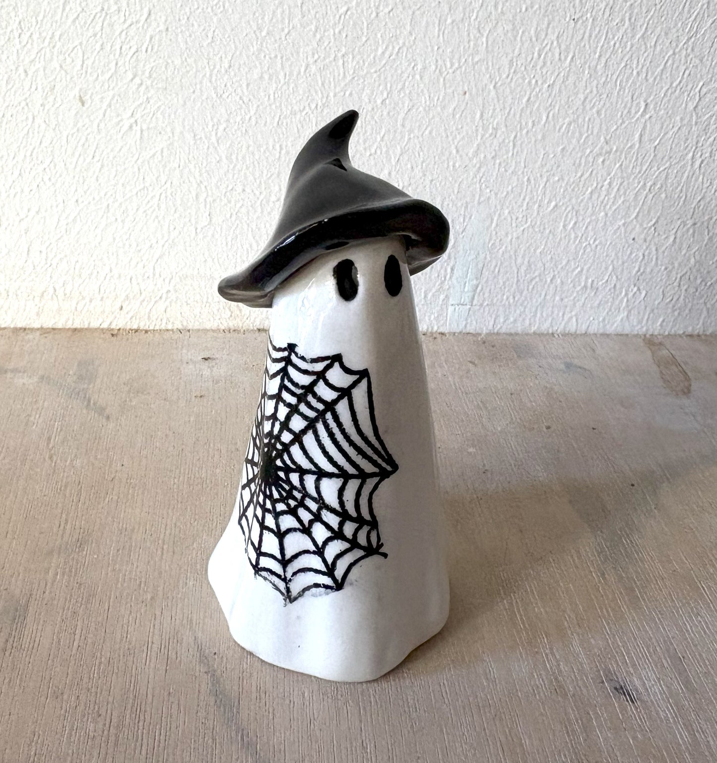Gift Box with Ghost Witch and Black Cobweb Trick or Treat Theme Book Mark and Gifts