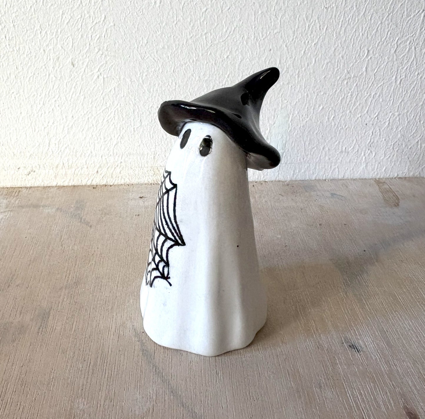 Gift Box with Ghost Witch and Black Cobweb Trick or Treat Theme Book Mark and Gifts