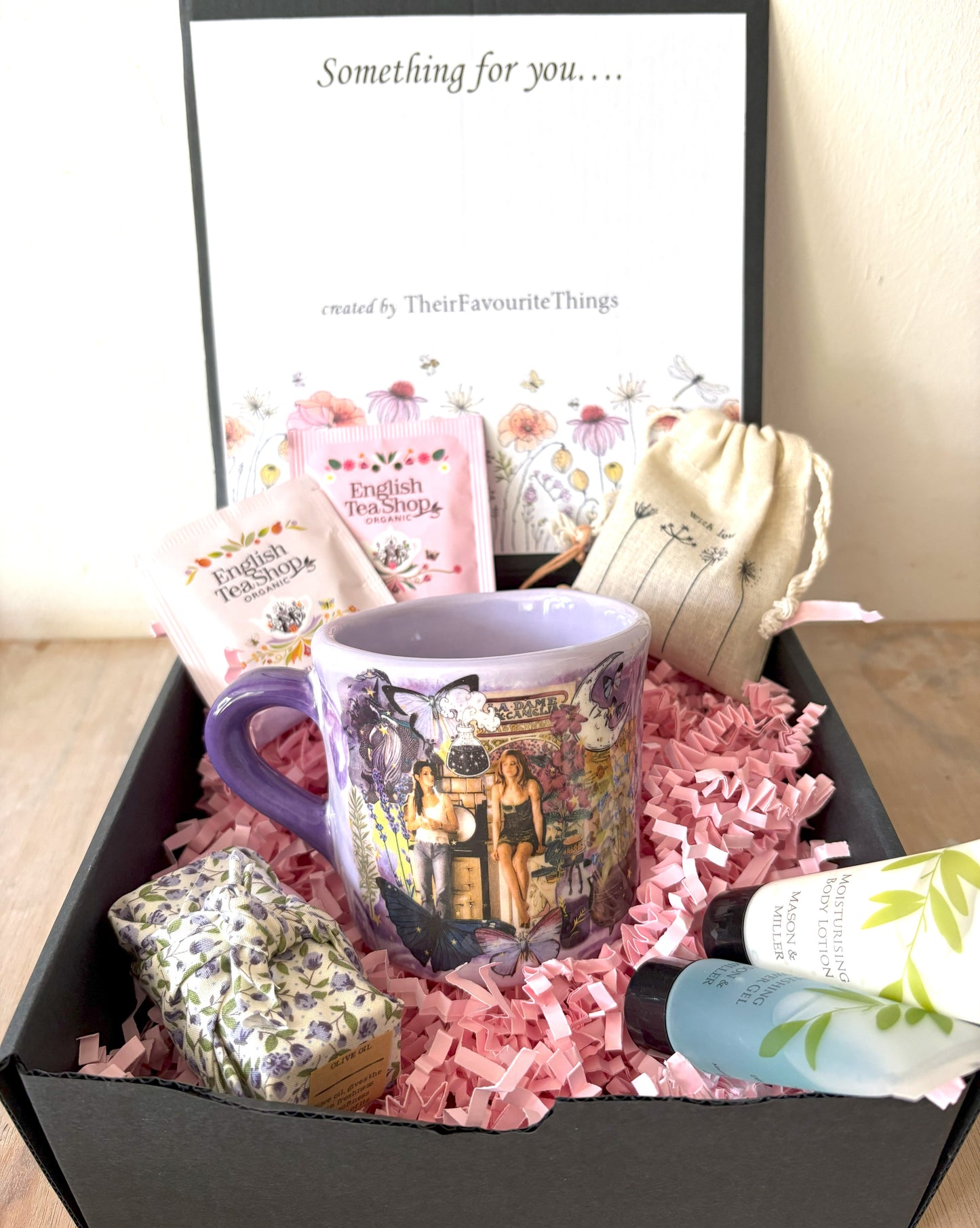 Millie's Pottery Practical Magic Purple and Lavender Unique Mug Gift Set