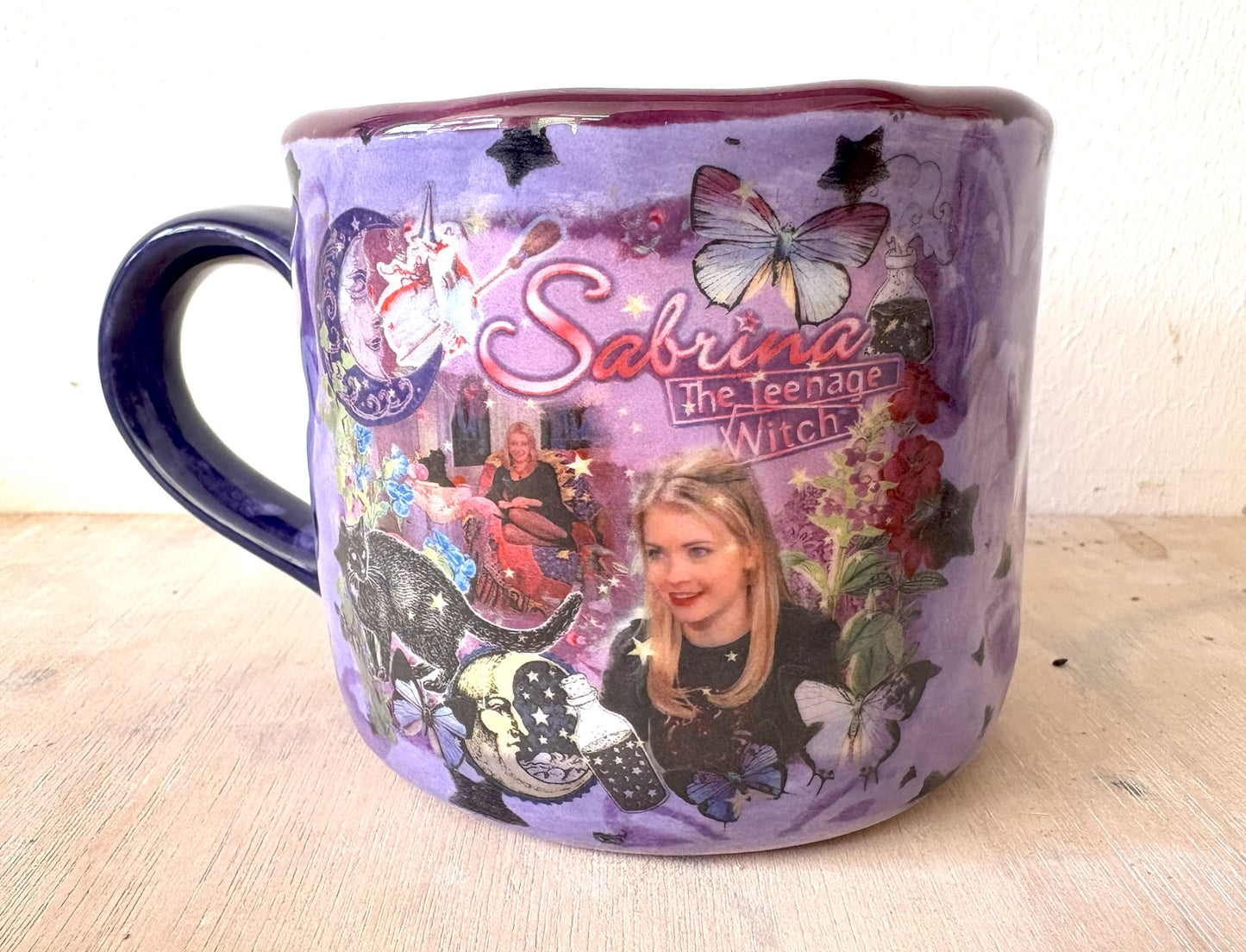 Millie's Pottery Hand Made Mug - Sabrina the Teenage Witch Medium Round Mug