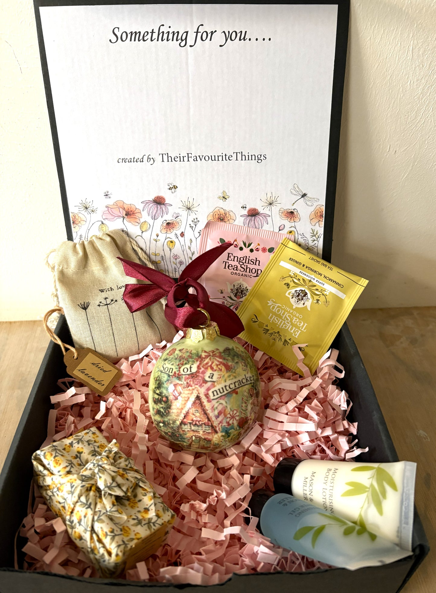 Millie's Pottery Christmas Ceramic Bauble - Elf 'Son of a Nutcracker' Hanging Bauble Gift Set