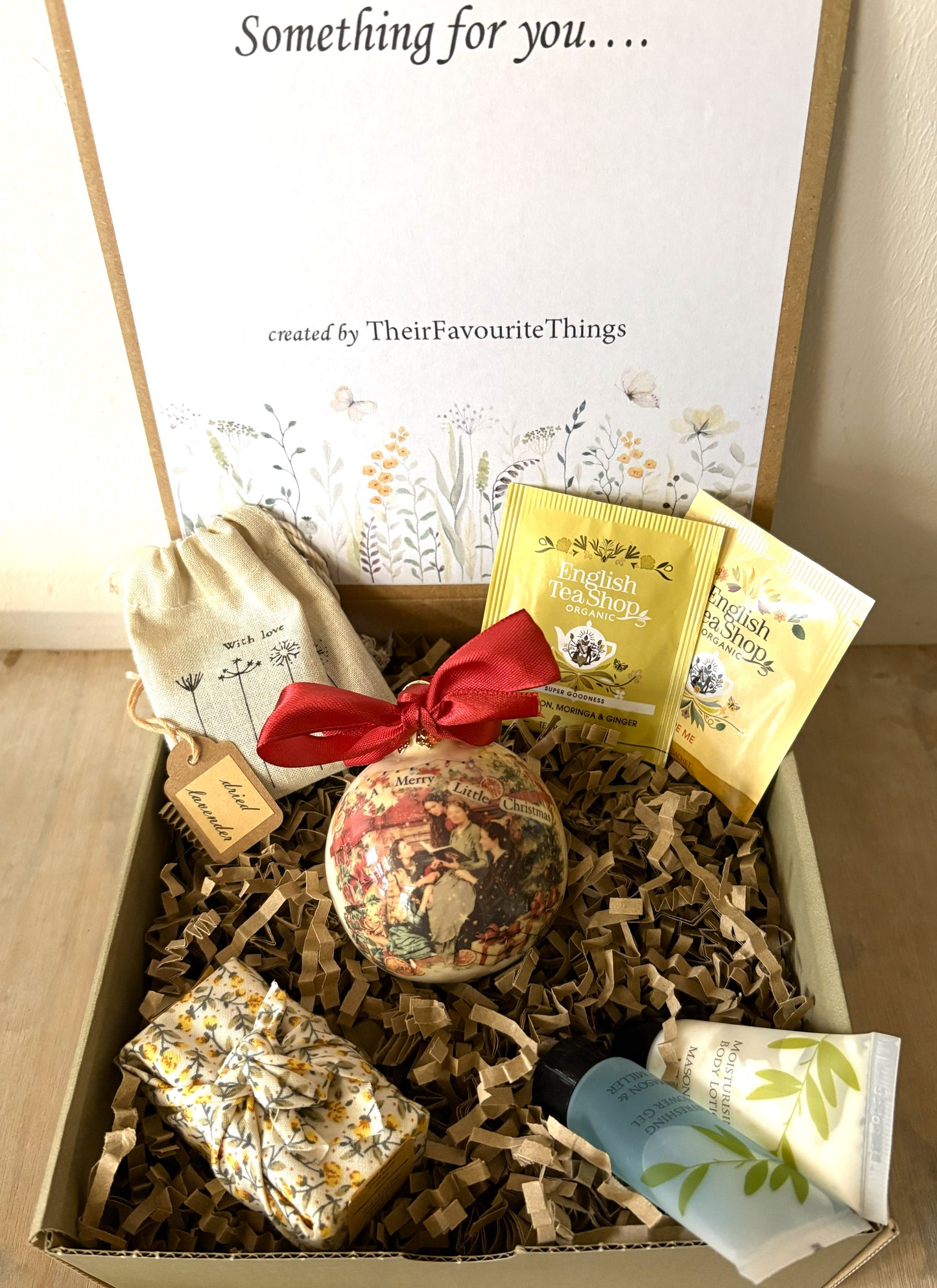Millie's Pottery Ceramic Christmas Bauble - Little Women 'Classic' Hanging Bauble Gift Set