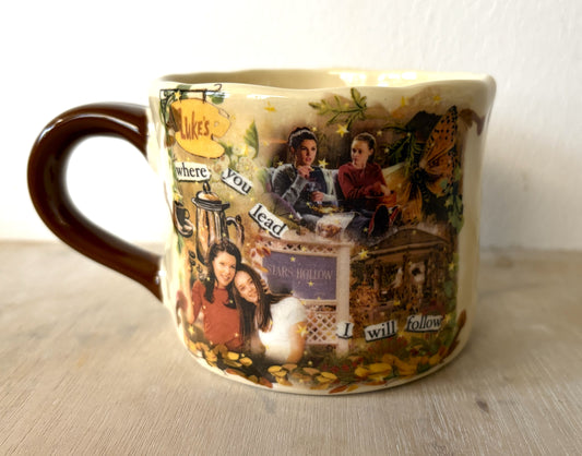 Millie's Pottery Gilmore Girls 'Where you lead I will follow' Large Round Mug