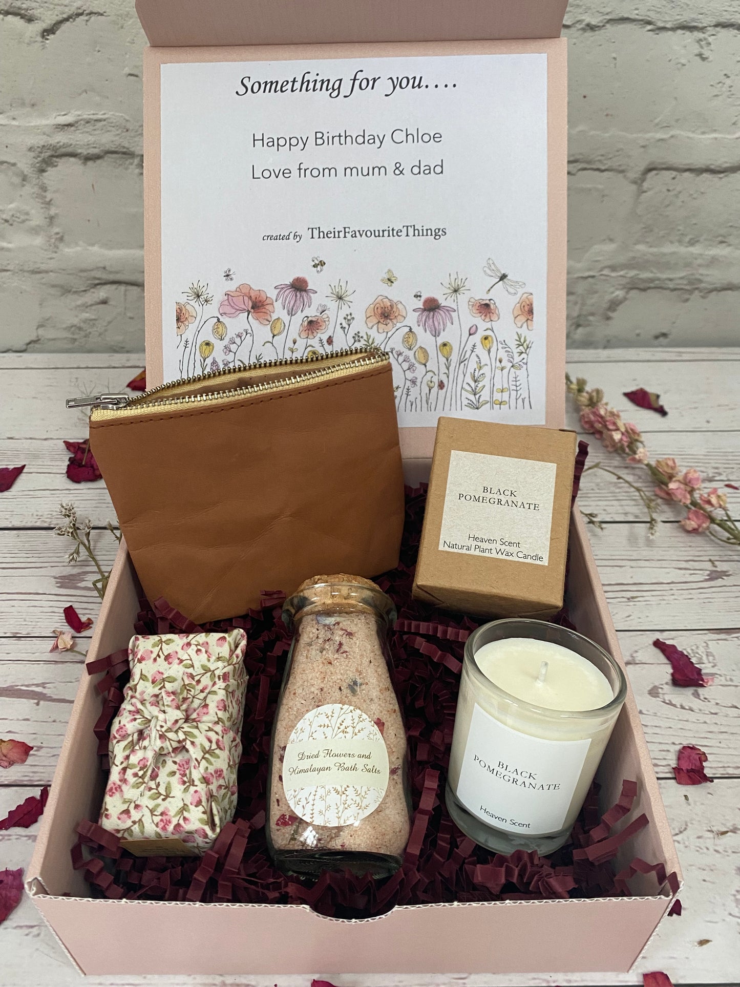 Happy Birthday Mother's Day Gift Box Filled Artisan Vegan Gift for Her Best Friend Present Eco Friendly Gift Box Unique Gifts