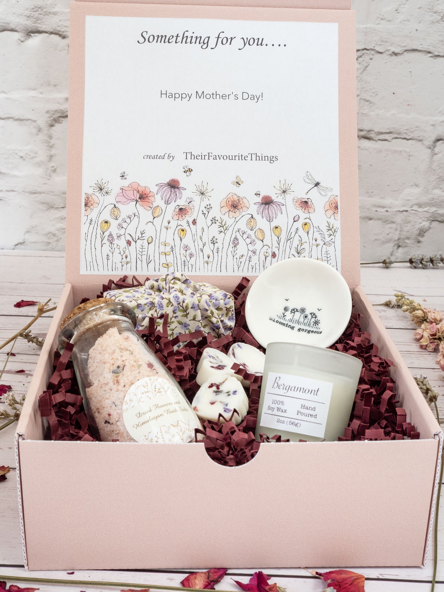 Happy Birthday Mother's Day Gift Box Filled, Artisan Vegan Gift for Her, Best Friend Present Eco Friendly Gift Box, Unique Gifts