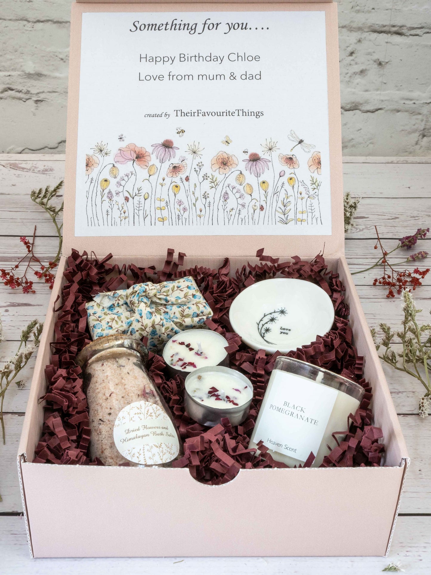 Happy Birthday Mother's Day Gift Box Filled, Artisan Vegan Gift for Her, Best Friend Present Eco Friendly Gift Box, Unique Gifts