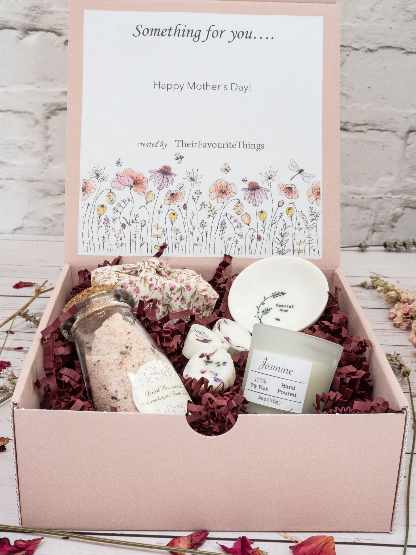 Happy Birthday Mother's Day Gift Box Filled, Artisan Vegan Gift for Her, Best Friend Present Eco Friendly Gift Box, Unique Gifts