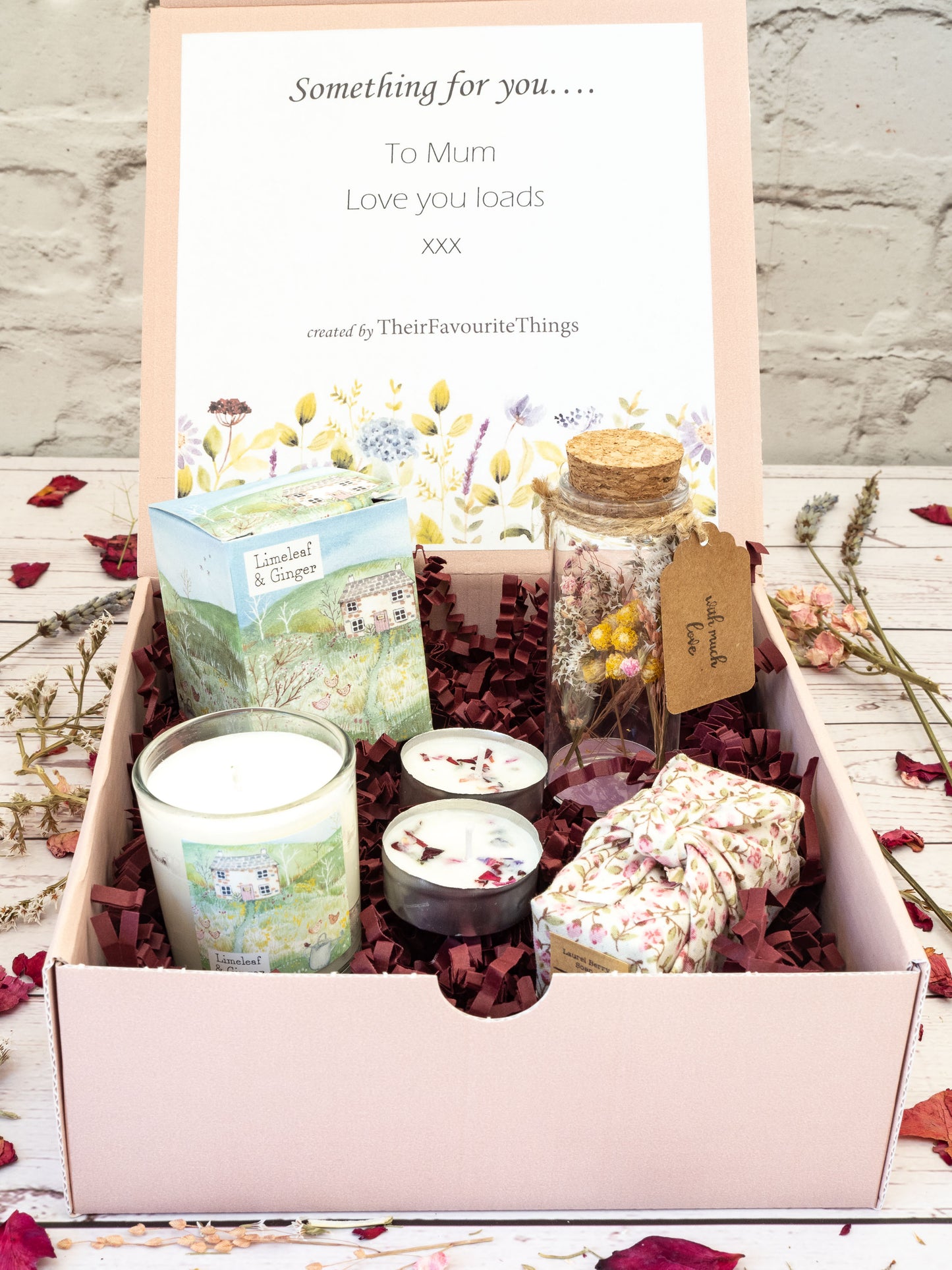 Happy Birthday Gift Special Treat Box Filled Artisan Vegan Gift for Her, Best Friend Present Eco Friendly Unique Gifts