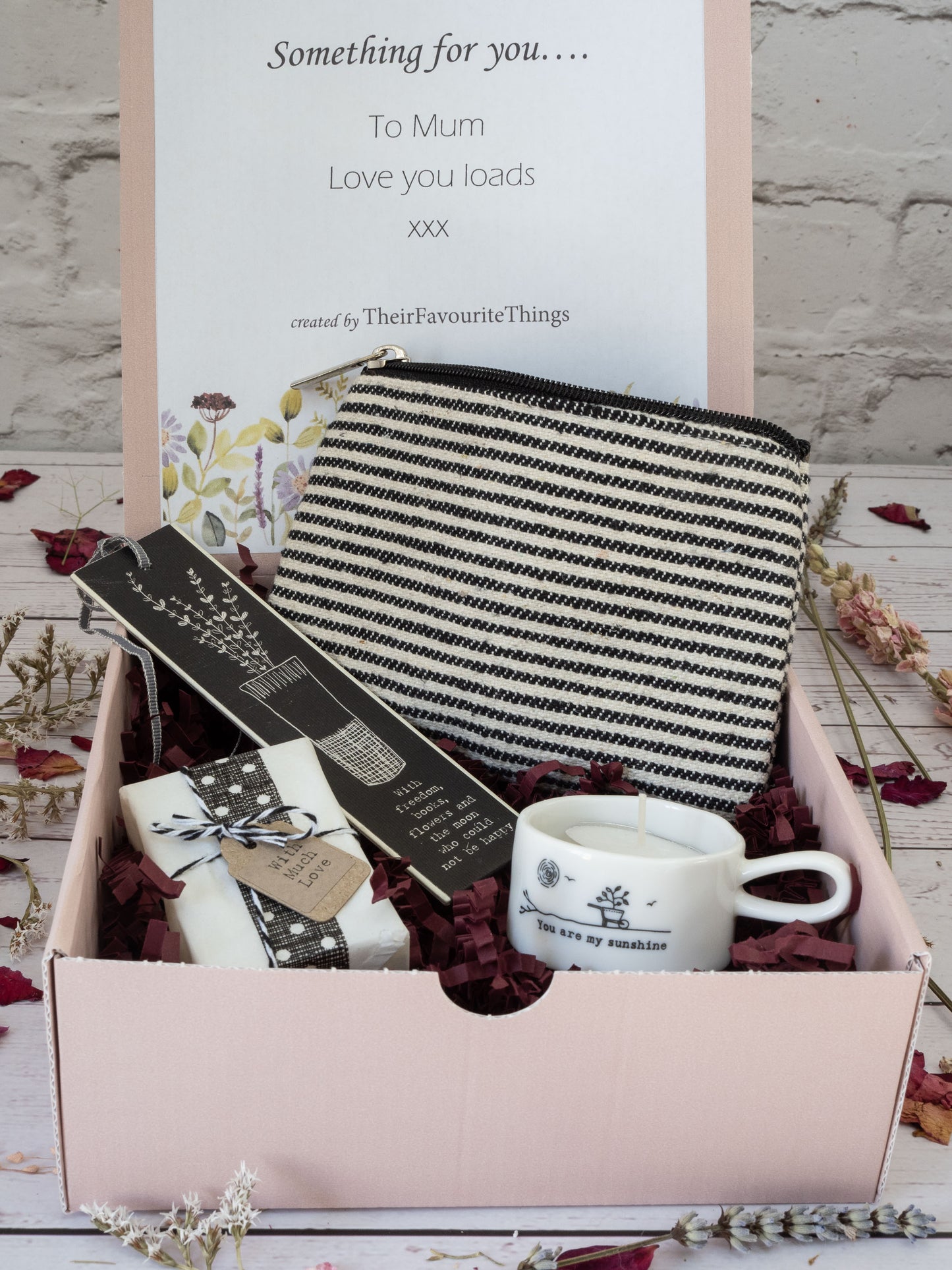 Mother's Day Happy Birthday Gift Box Filled, Artisan Sustainable Coin Purse Gift, Best Friend Present Eco Friendly Gift Box