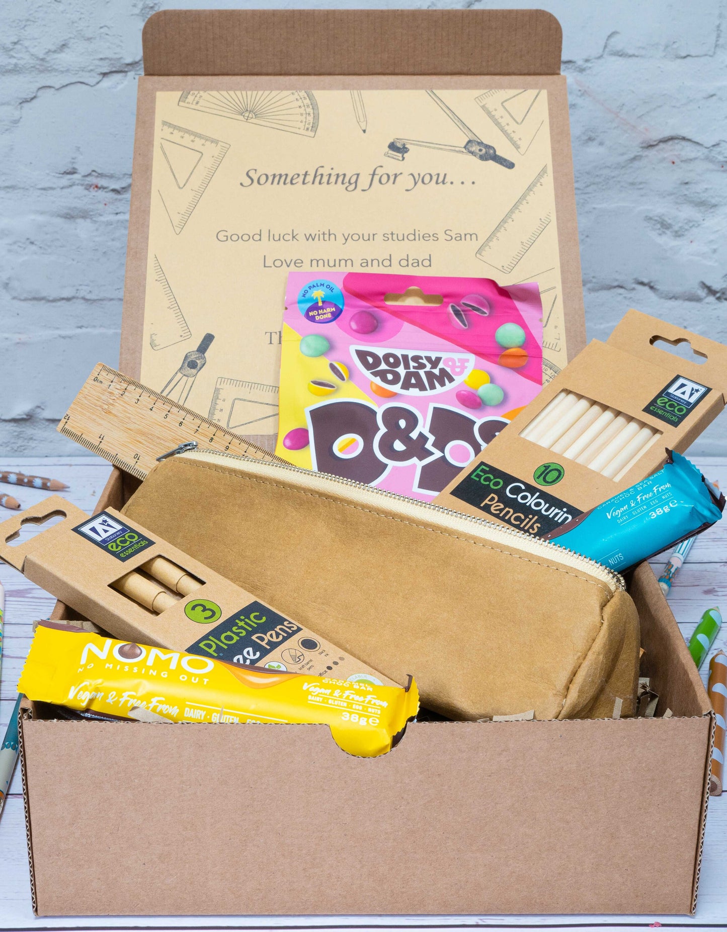 Good Luck at Uni, Back to School Gift Box, Sustainable Gift for Him/Her, Best Friend Present Eco Friendly Gift Box, Unique Gifts