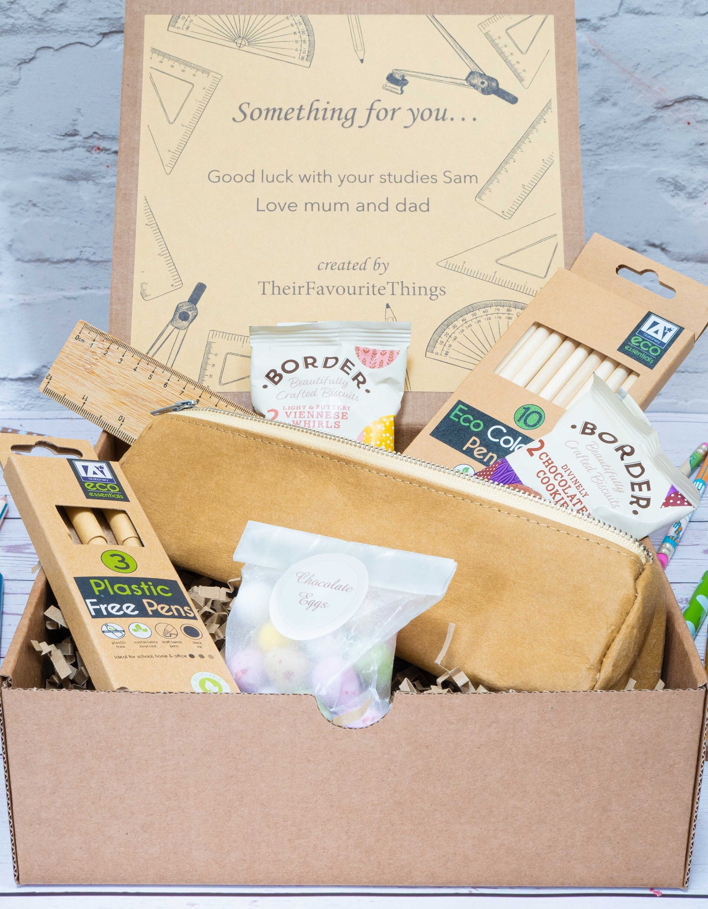 Good Luck at Uni, Back to School Gift Box, Sustainable Gift for Him/Her, Best Friend Present Eco Friendly Gift Box, Unique Gifts
