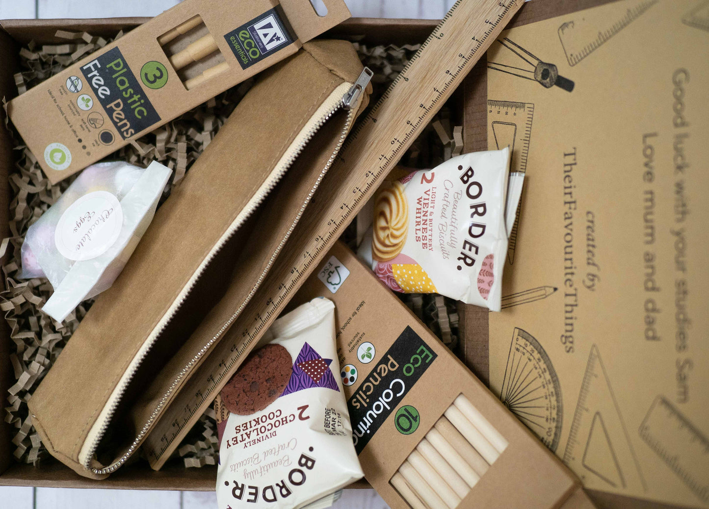 Good Luck at Uni, Back to School Gift Box, Sustainable Gift for Him/Her, Best Friend Present Eco Friendly Gift Box, Unique Gifts