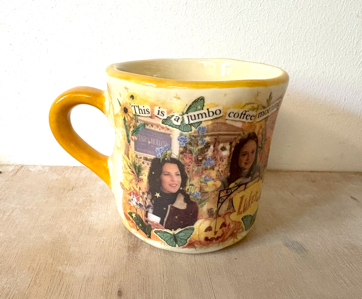 Millie's Pottery Gilmore Girlscal Magic 'This is a Jumbo Coffee Morning' Small Mug Gift Set