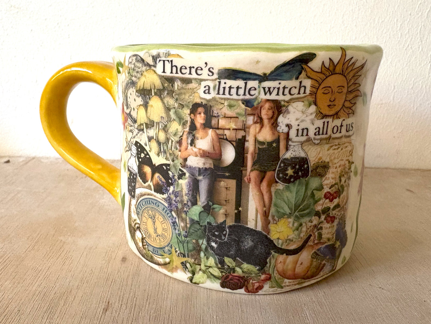 Millie's Pottery Practical Magic 'There's a little Witch in all of us' Hand Made Large Round Mug