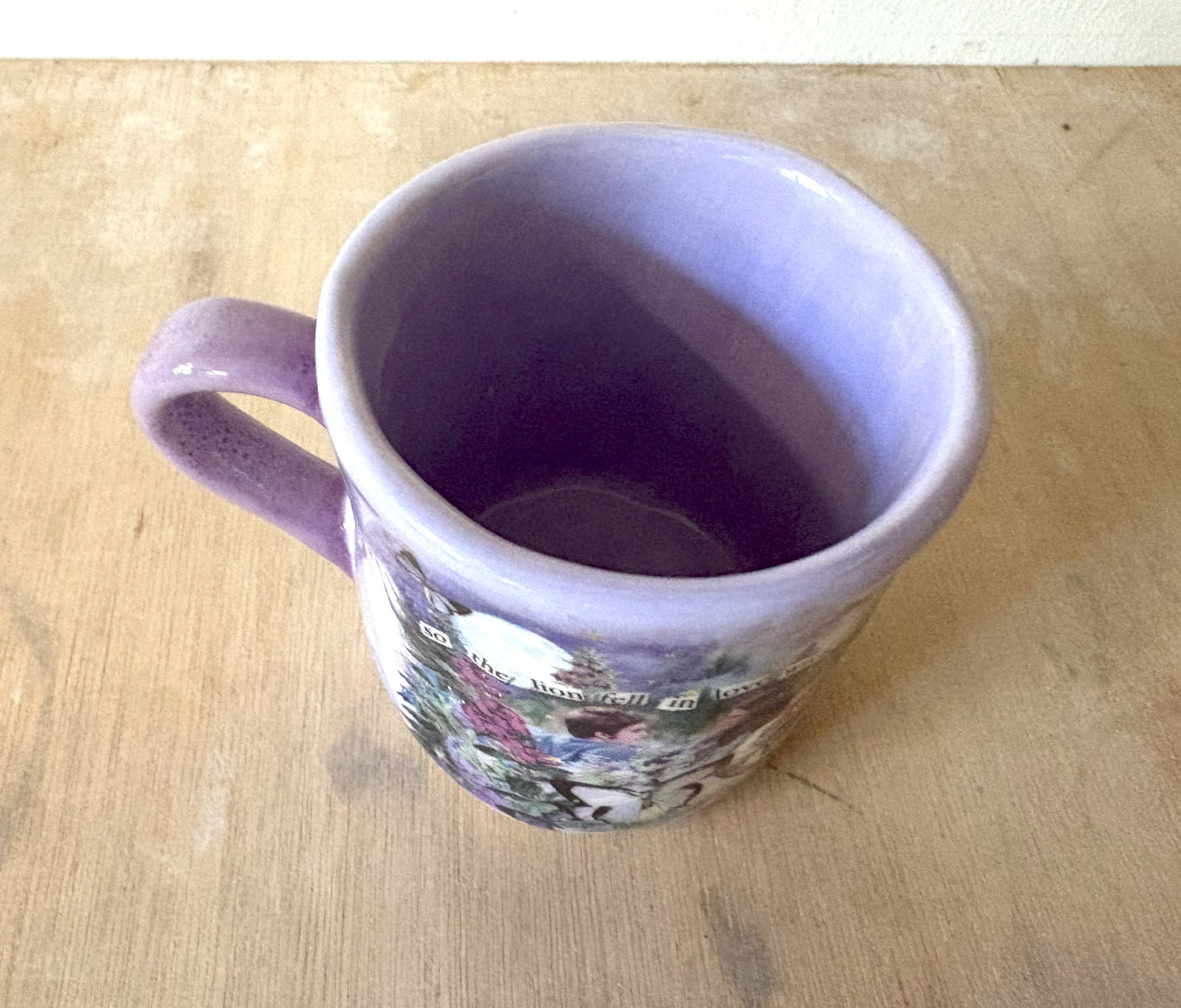 Millie's Pottery Twilight 'So the Lion Fell in Love with the Lamb' Small Mug