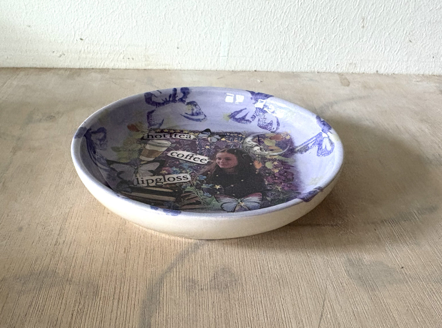 Gimore Girls Rory Trinket Dish - Millie's Pottery Rory Tea Cofee Lipgloss Trinket Ring Dish