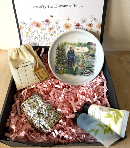Millie's Pottery Twilight Forest Trinket Dish Gift Set
