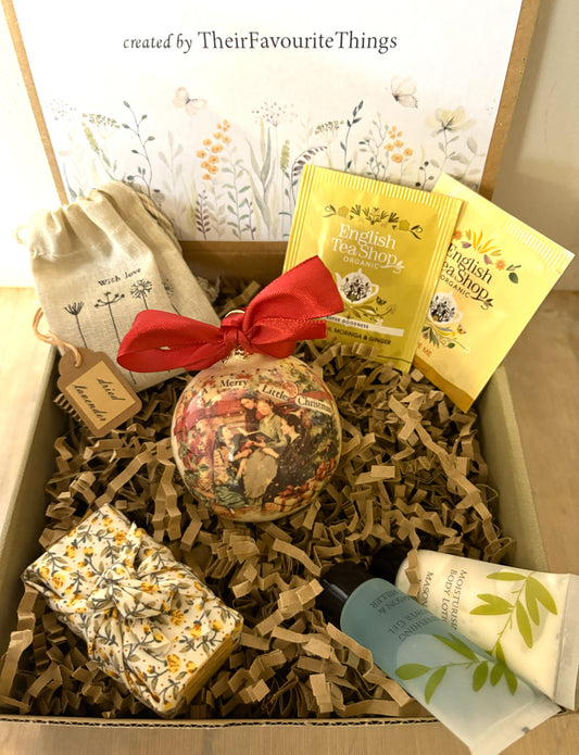 Millie's Pottery Ceramic Christmas Bauble - Little Women 'Classic' Hanging Bauble Gift Set