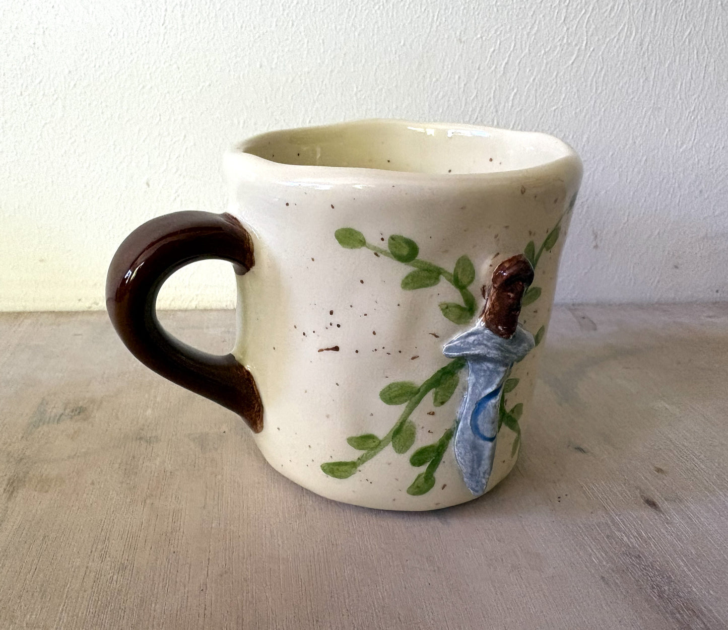 Millie's Pottery Hobbit Mug Sting Sword Hand Made and Hand Painted Mug Gift Set