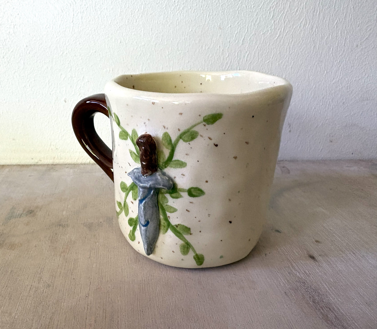 Millie's Pottery Hobbit Mug Sting Sword Hand Made and Hand Painted Mug Gift Set