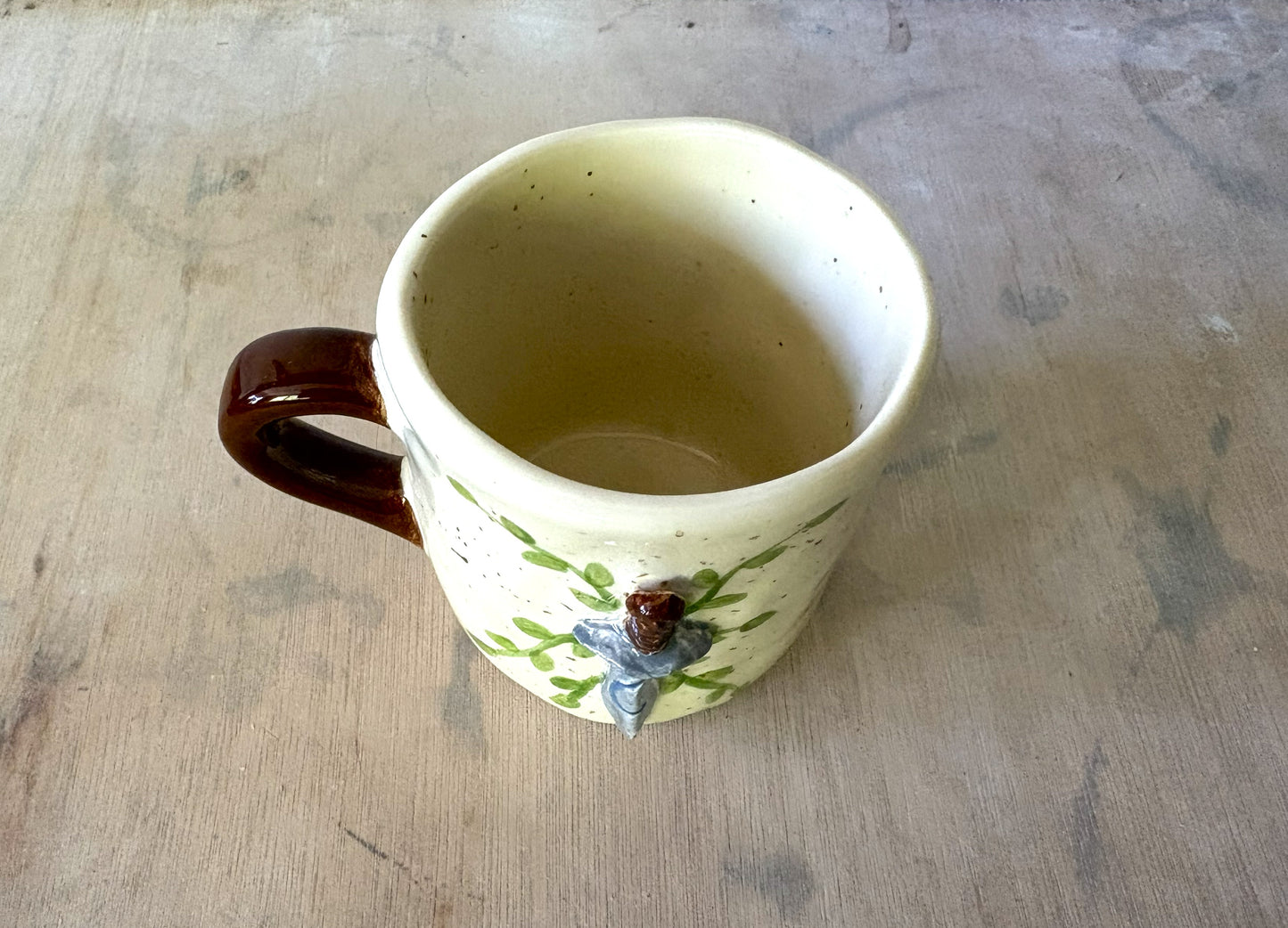 Millie's Pottery Hobbit Mug Sting Sword Hand Made and Hand Painted Mug Gift Set