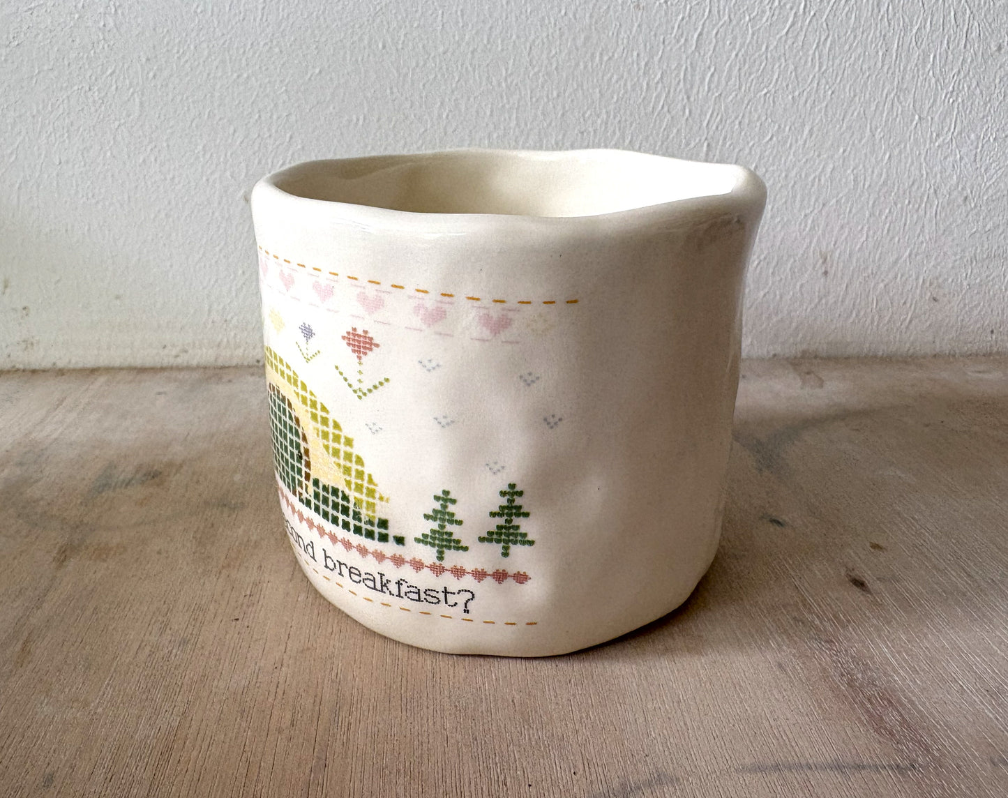 Millie's Pottery Hobbit Mug What about second breakfast Medium Round Mug