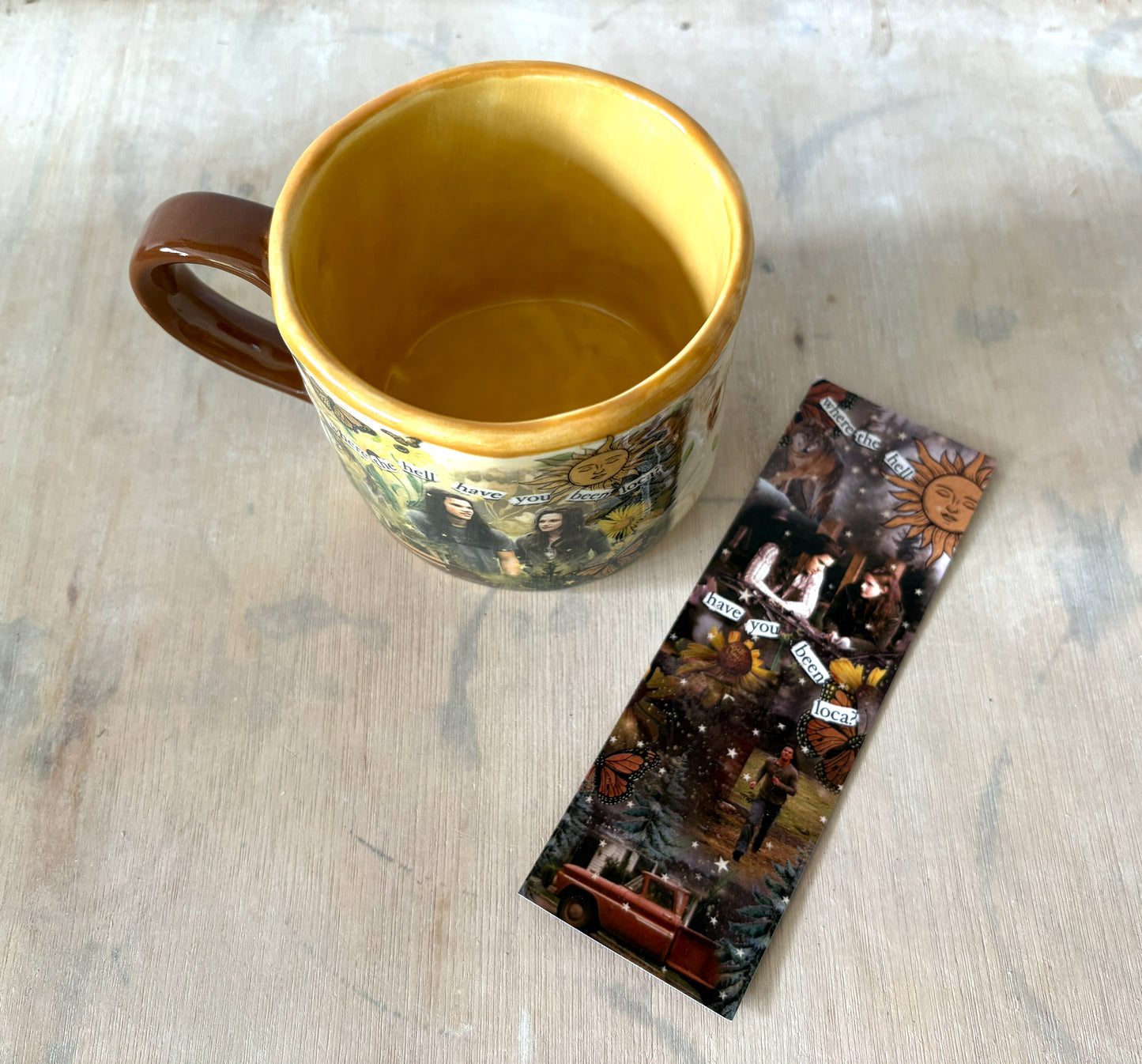 Millie's Millie's Pottery Twilight Where the Hell have you been Loca? Medium Round Mug