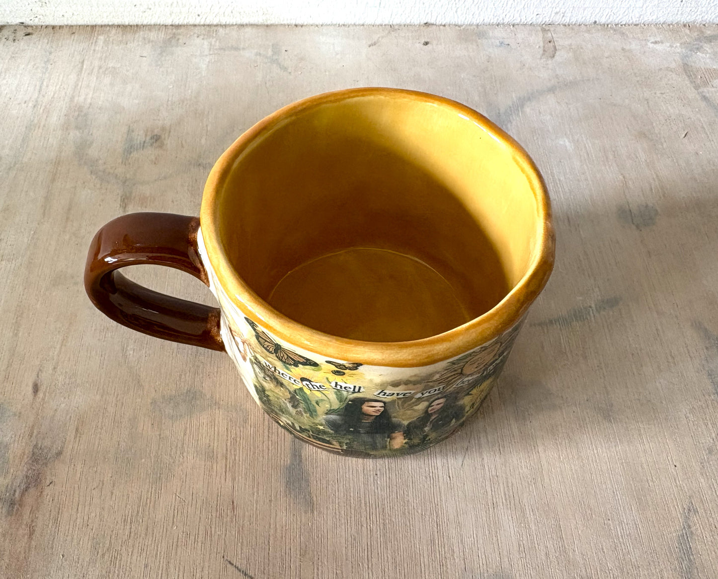 Millie's Millie's Pottery Twilight Where the Hell have you been Loca? Medium Round Mug