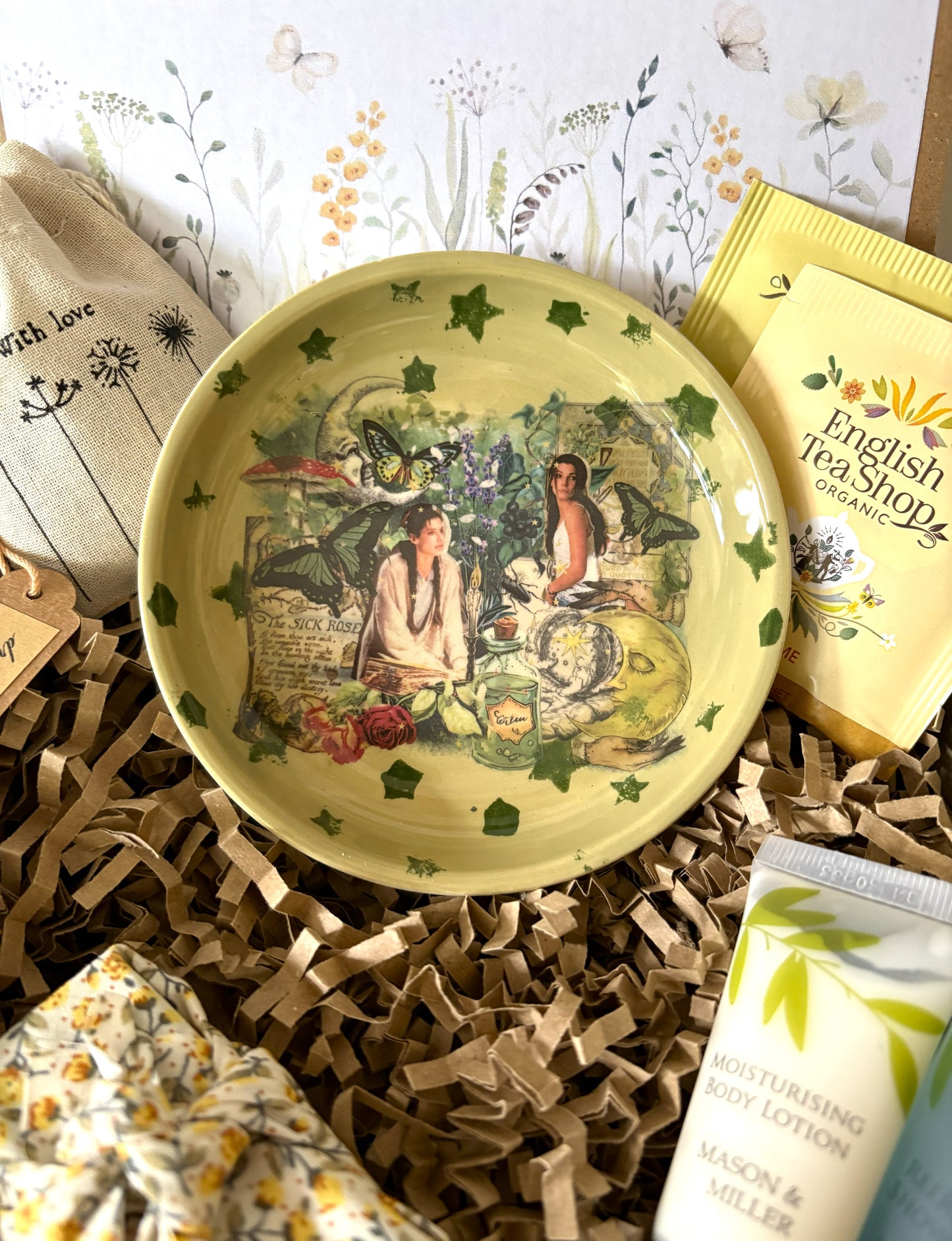 Millie's Pottery Practical Magic Ceramic Trinket Dish Gift Set