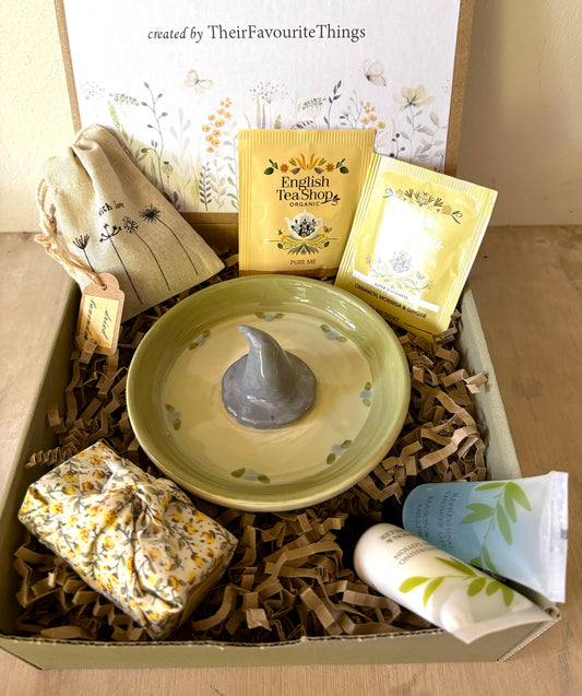 Millie's Pottery Gandalf Hat LOTR Ceramic Trinket Dish Gift Set