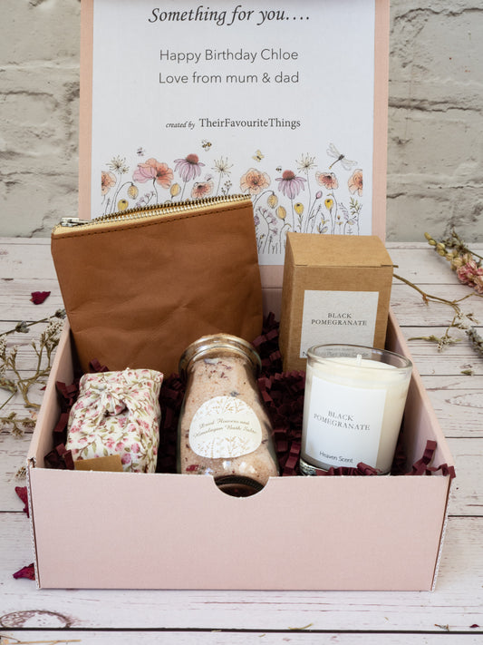 Happy Birthday Mother's Day Gift Box Filled Artisan Vegan Gift for Her Best Friend Present Eco Friendly Gift Box Unique Gifts