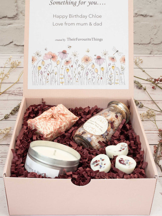 Happy Birthday Gift Box, Artisan Sustainable Vegan Gift for Her, Best Friend Present Eco Friendly Gift Box, Unique Gifts