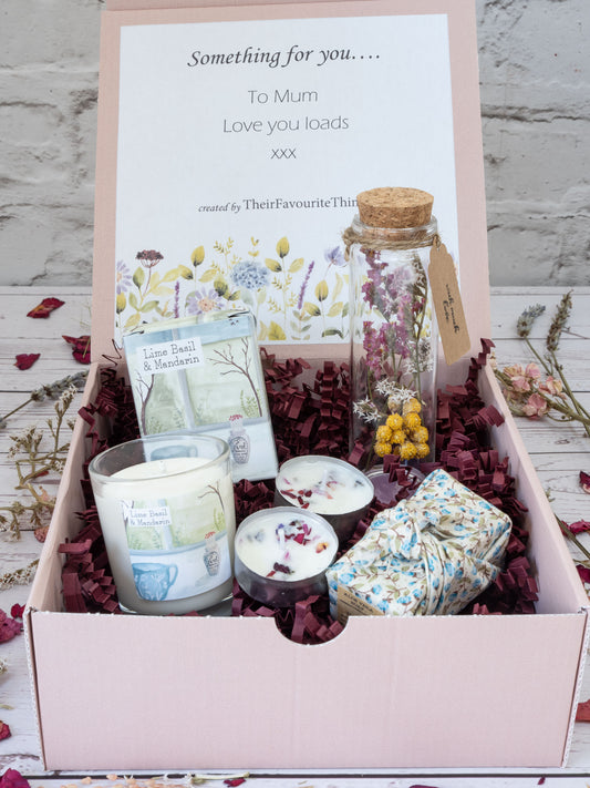 Happy Birthday Gift Special Treat Box Filled Artisan Vegan Gift for Her, Best Friend Present Eco Friendly Unique Gifts