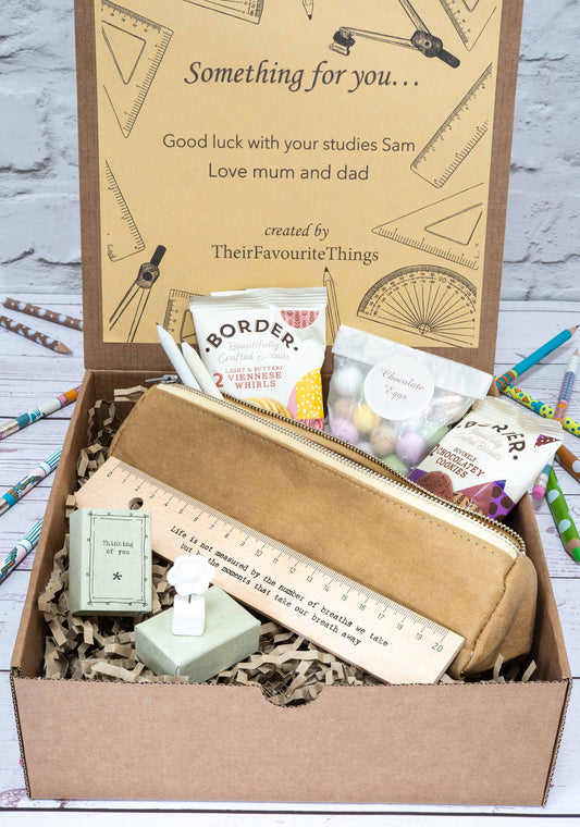 Good Luck at Uni, Back to School Gift Box, Sustainable Gift for Him/Her, Best Friend Present Eco Friendly Gift Box, Unique Gifts