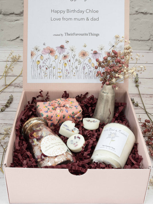 Happy Birthday Mother's Day Gift Box Filled, Artisan Vegan Gift for Her, Best Friend Present Eco Friendly Gift Box, Unique Gifts